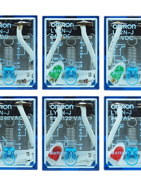 正品欧姆龙LY2N-J 继电器LY2NJ-D2 JQX-13F HH62P AC DC 24V 220V