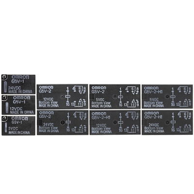 正品欧姆龙OMRON小型继电器G5V-1 G5V-2 G5V-2-H1 DC5V-12V-24VDC