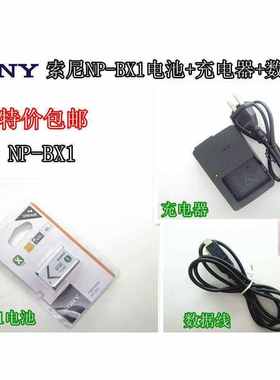 索尼HDRAS15 AS30V AS50 AS100V机NPBX1电池+充电器+数据线
