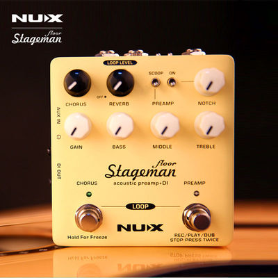 小天使NUX纽克斯木吉他原声前级效果器StagemanFloor民谣单块LOOP