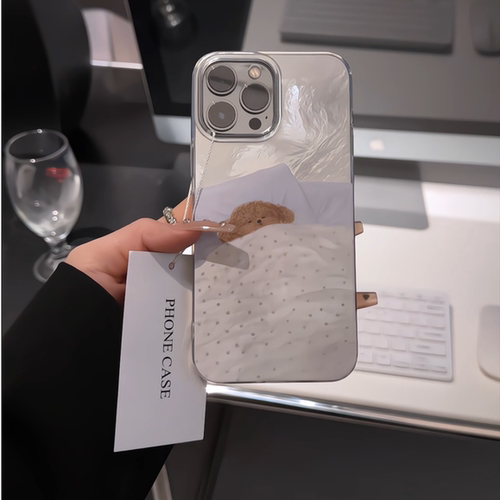 睡觉小狗适用苹果17pro漩涡IMD手机壳iphone16防摔oppo华为11小米可爱mate保护套14ProMax荣耀vivo