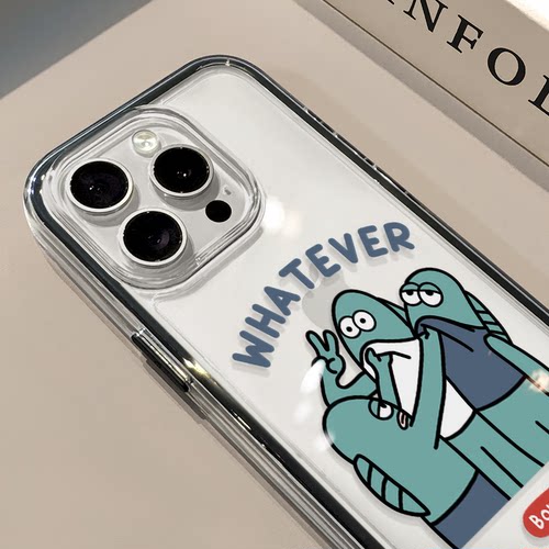 海洋咸鱼适用苹果17promax手机壳iPhone16三合一炫彩华为mate70保护套oppo荣耀200创意小米15