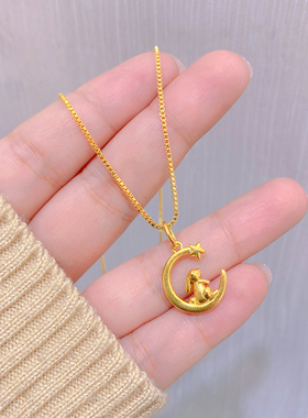 2024年新款潮高级感金色项链