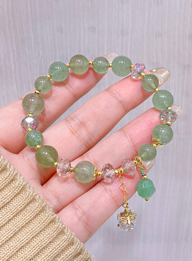 旗袍汉服手饰珠子草莓晶新中式