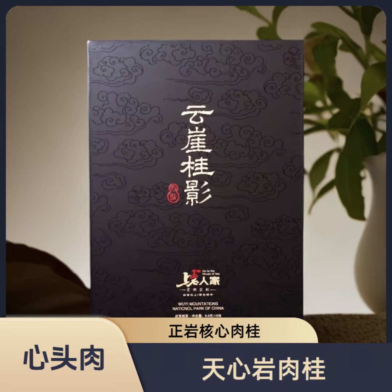 上岩人家【云崖桂影】特级肉桂天心岩肉桂高端心头肉武夷岩茶