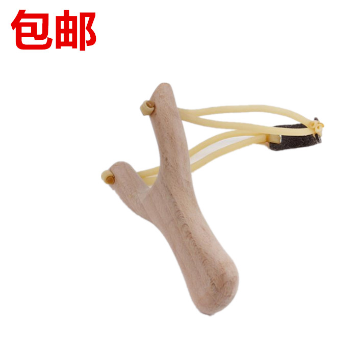 包邮白榉木地摊庙会景区热销爆款儿童户外精准弹弓木质玩具