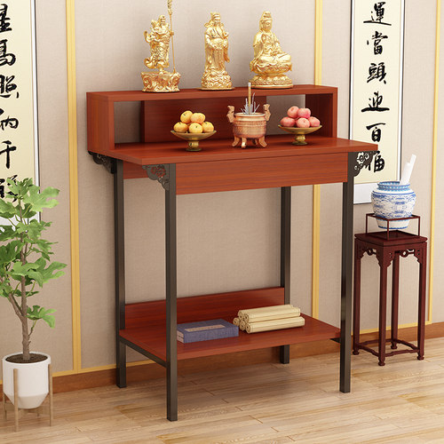 供桌供台佛台新中式贡桌两层香案佛桌现代简约神台经济型家用佛龛 - 封面
