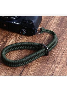 适用索尼编织手绳A6100 A6300 A6400 A6500 A6600微单相机手腕带