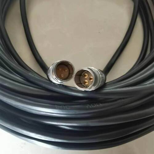 铁建盾构机导向系统DC供电电缆LM.GJ.334 电池供电电源线3针对3针