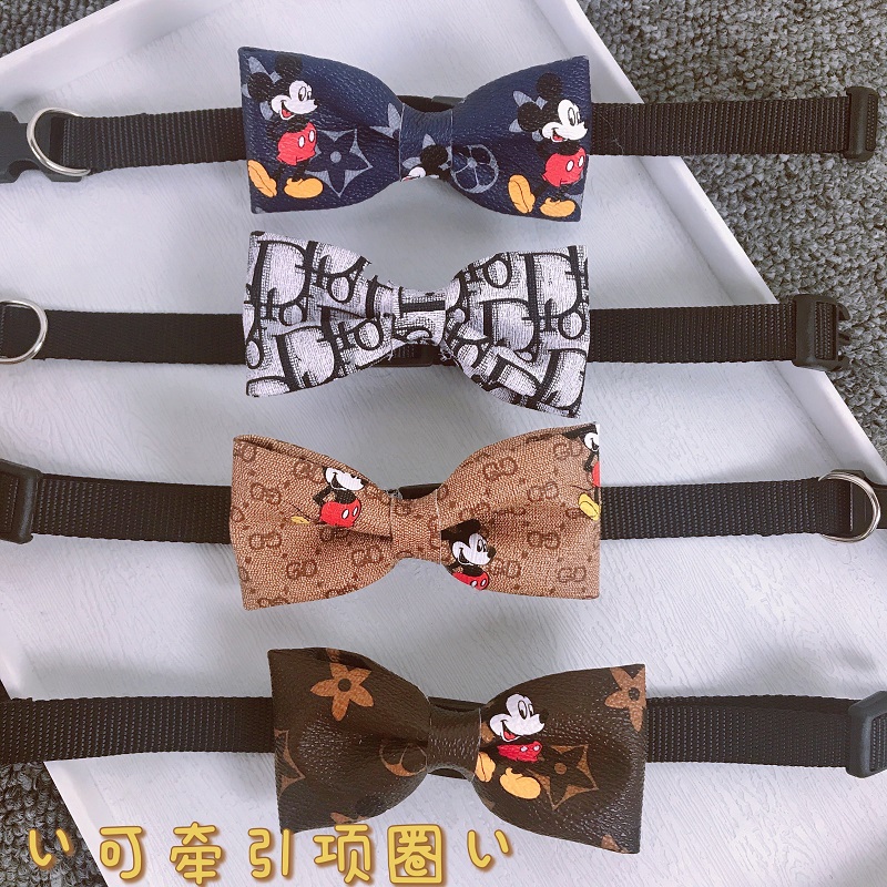 宠物潮牌狗狗领结可调节项圈脖圈