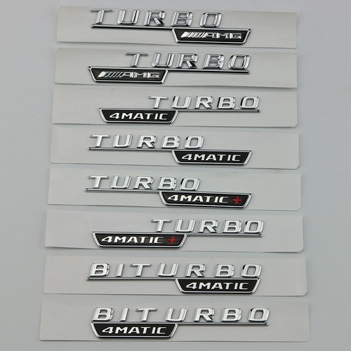 适用奔驰AMGTURBO4MATIC车标