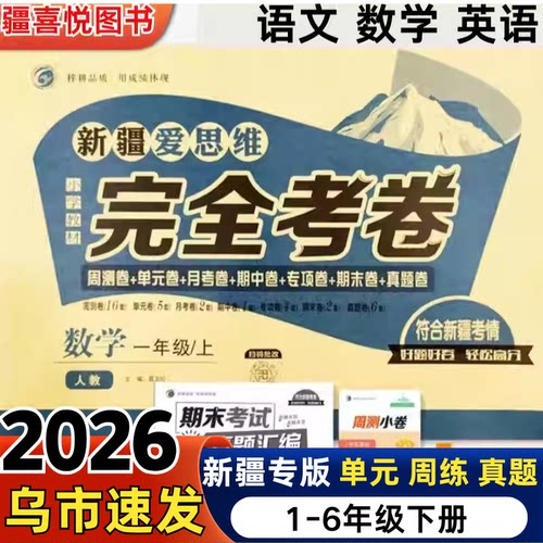 2026新疆小学完全考卷下册
