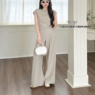简约百搭显瘦套装 SUI欧洲站2025春季 韩版 女26001 新款 现货特价