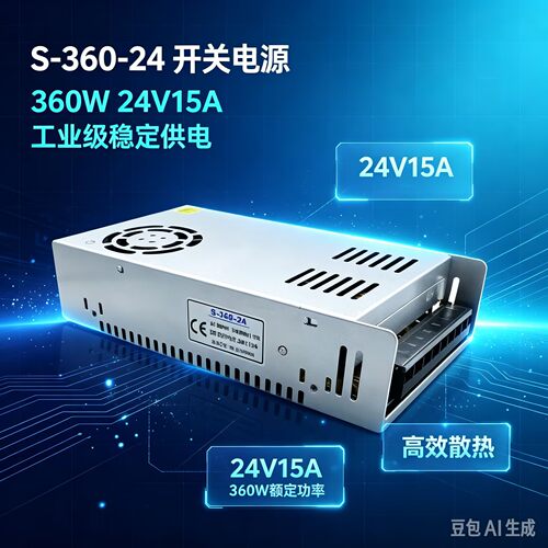 S-360-24DC24V15A360W电源