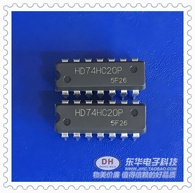HD74HC20P sn74hc20n DIP14全新原装现货双4输入与非门 质优价廉