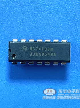 MC74F38N DIP14原装现货四路双输入与非缓冲器IC芯片配单配套