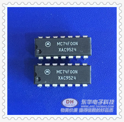 MOTMC74F00N四路2输入与非门IC