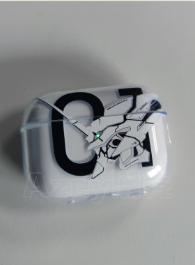 azeyao工作室动漫eva福音战士初号机对灯适用苹果Airpods2pro3代软壳保护套AirPods4耳机套Pro2四代五代透明