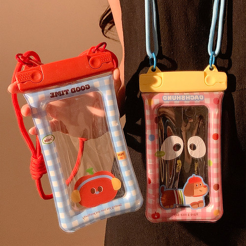 可爱手机防水袋可触屏拍照