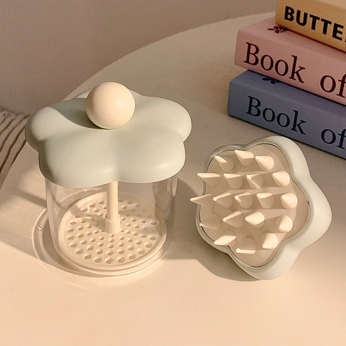 可爱花朵洗头梳头皮按摩梳止痒