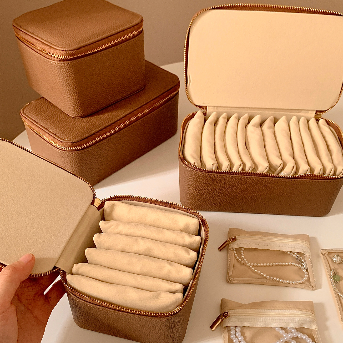 高档精致首饰盒便携大容量