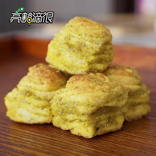 甘肃特产小卷手工烤馍