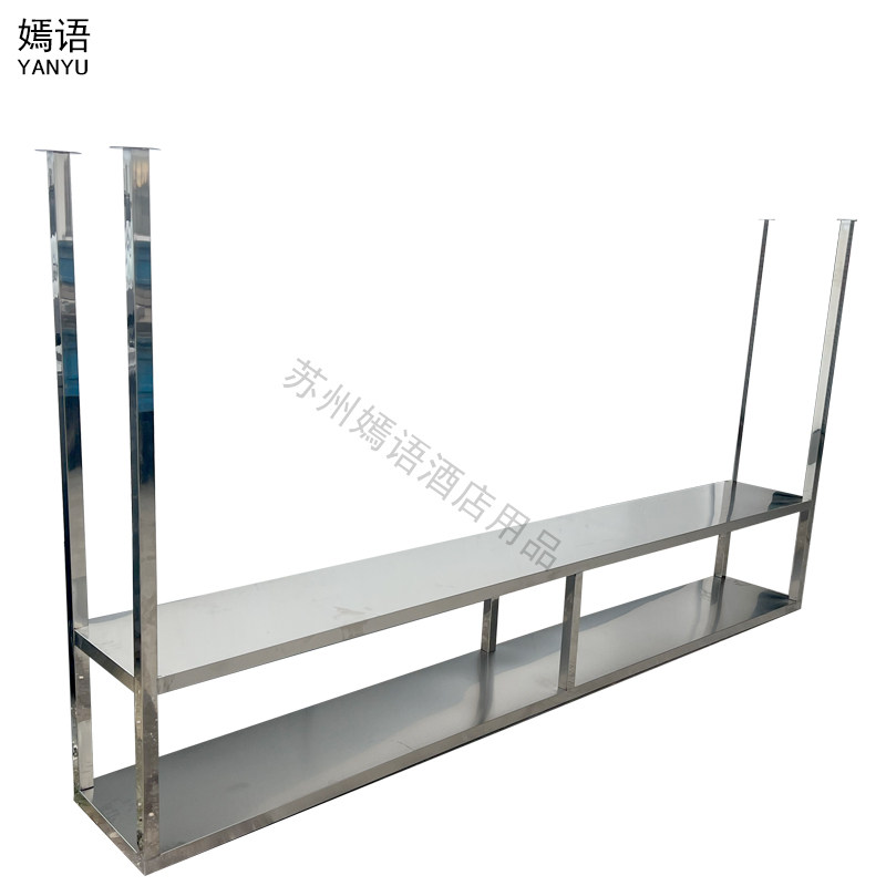 不锈钢挂墙架吊架吊柜层架定制吊架整体焊接双层三层多层厨房吊架