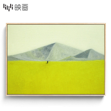 饰画家庭文艺风景挂画北欧风格 小众艺术简约装 极简墙画餐厅墙壁画