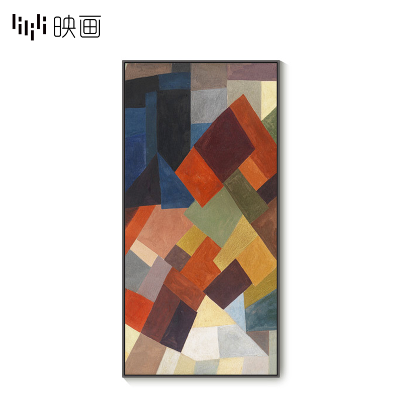 入户玄关抽象风门厅细框艺术画