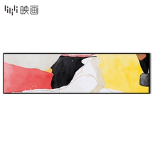 饰画床头画横版 大尺寸沙发墙画北欧客厅横幅装 卧室挂画抽象艺术画