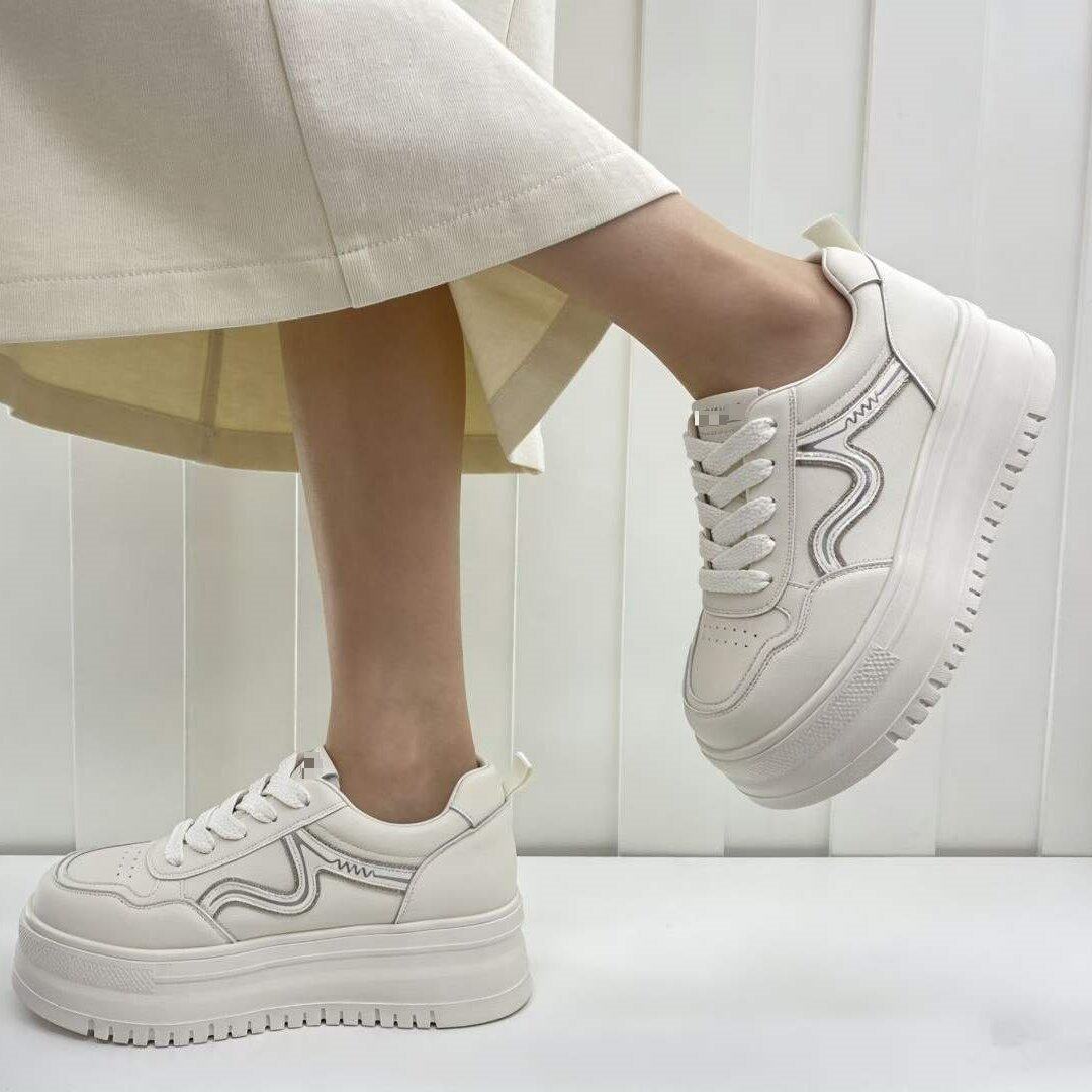 KFT脚王2026春季新款厚底运动鞋舒适休闲板鞋时尚女鞋小白鞋正品,女鞋,时尚休闲鞋,淘宝优惠券,粉丝福利购,淘宝优惠卷
