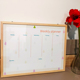 木框挂式 白板写字板家用磁力黑板办公记事板可擦写计划备忘留言板