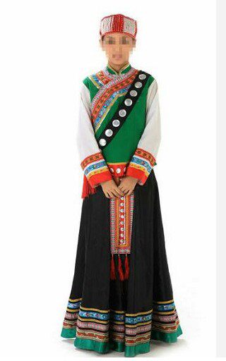 新款云南景颇族演出服装儿童少数民族阿昌族傈傈族男女舞蹈表演服