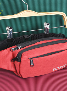 香港原创高端品牌防水休闲松紧腰包女户外运动手机包男小包帆布潮