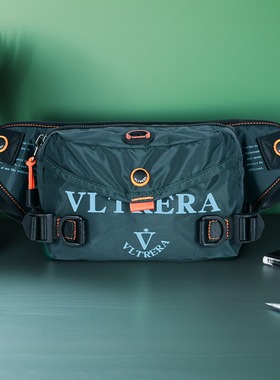 多功能跑步腰包男迷你防水运动手机小包帆布胸包斜挎户外旅行斜肩