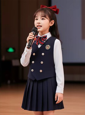 六一儿童合唱服男女童朗诵表演服