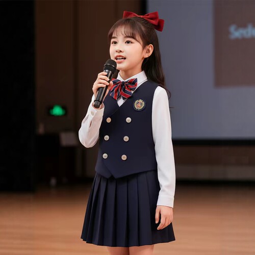六一儿童合唱服男女童朗诵表演服