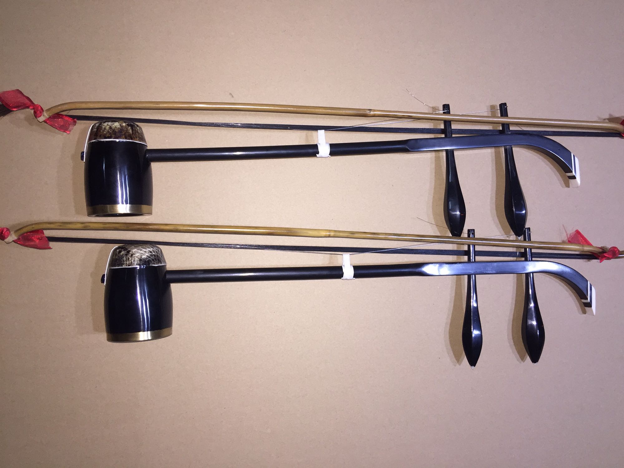 潮州乐器，普通红木（入门级学习琴）汉乐头弦，吊圭头弦有配盒子