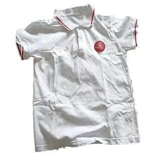 上海交大附属马桥实验学校校服同款白色polo衫校服同款来图定制