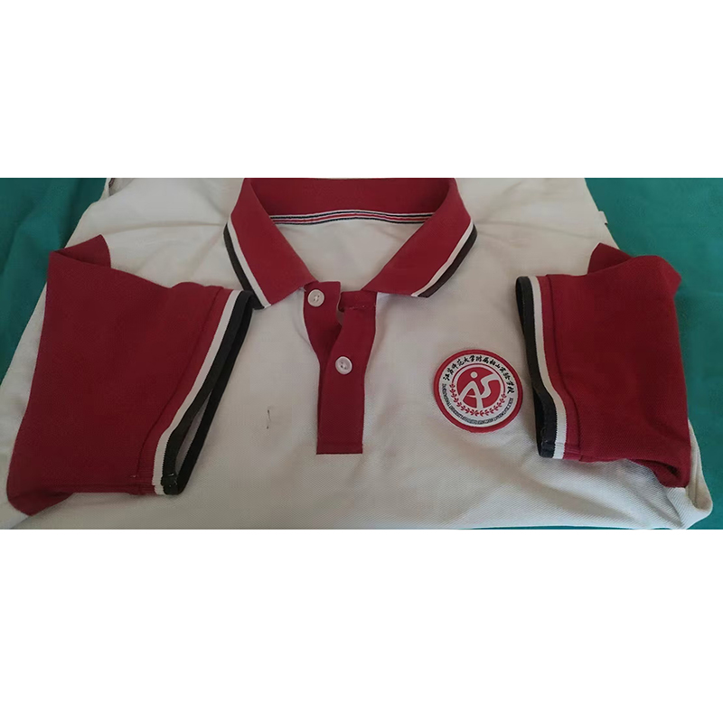 白色polo校服江苏师范大学附属相山实验学校校服同款实验中学