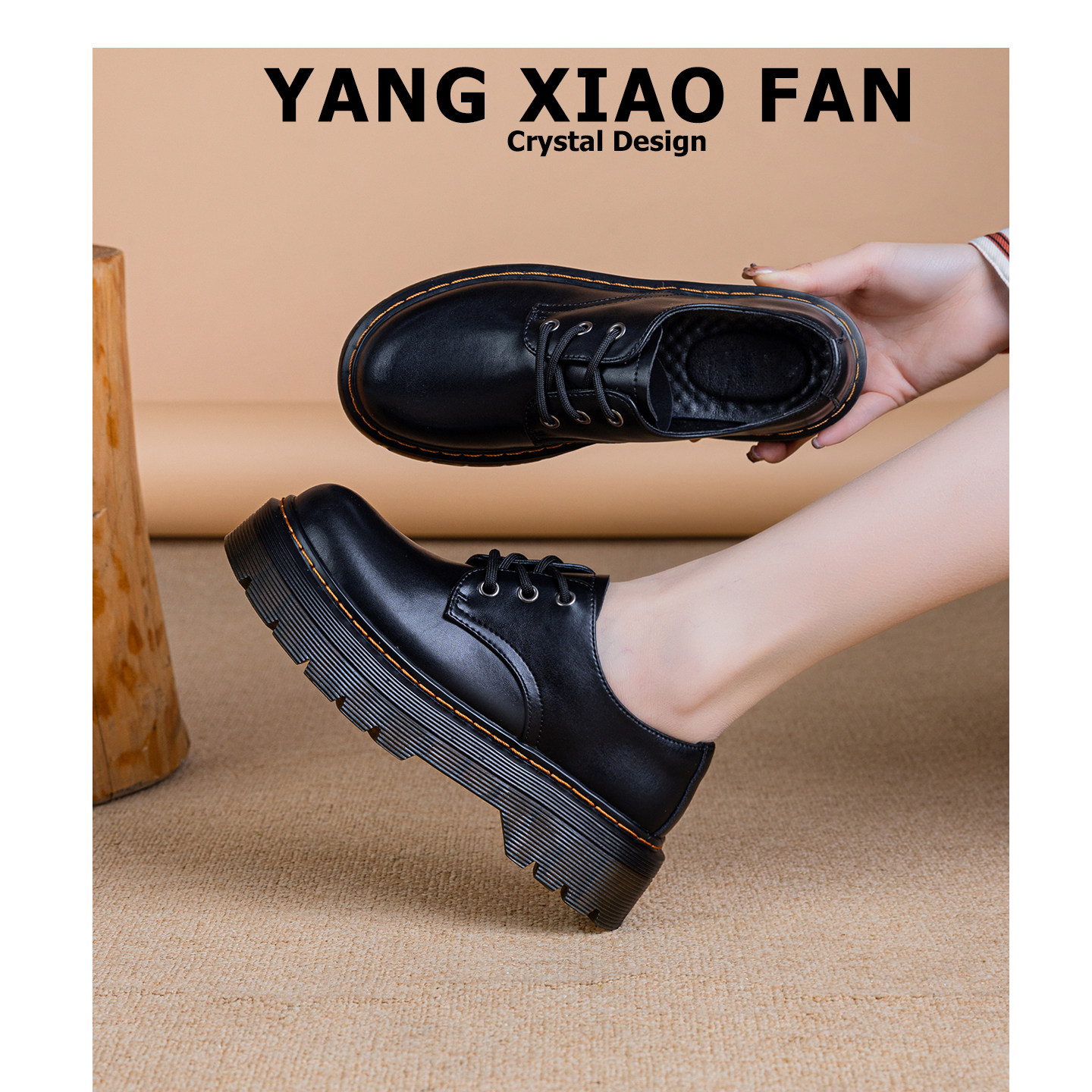 【退换包邮】真皮乐福鞋女