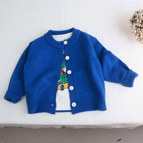 男童春装外套韩版毛衣新款