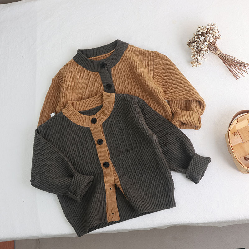 儿童秋季毛衣开衫外套针织衫