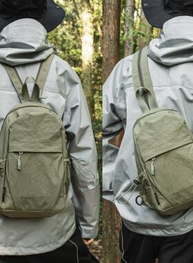 日本多功能两用胸包男女小型