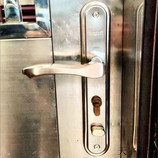 大房门把手老式 孔距235面板窄面板门锁不锈钢执手锁拉手防盗门锁