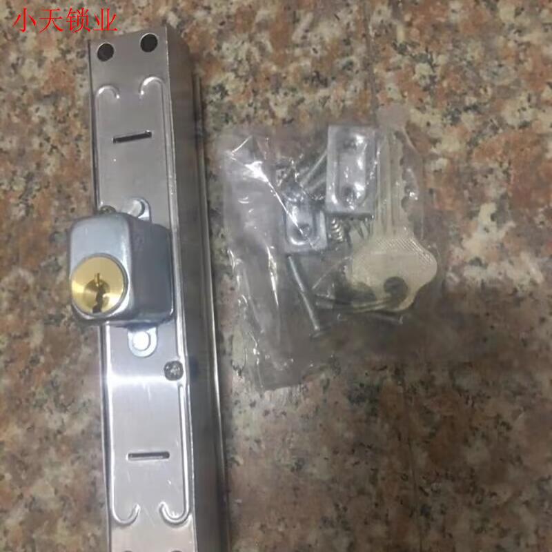 不锈钢拉闸门锁栅栏移门锁阳台对开老式伸缩门推拉防盗门双舌碰.