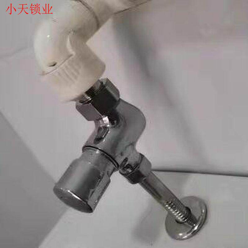 手按延时公共厕所冲水阀全铜体卫生间自闭阀小便池暗装冲洗阀
