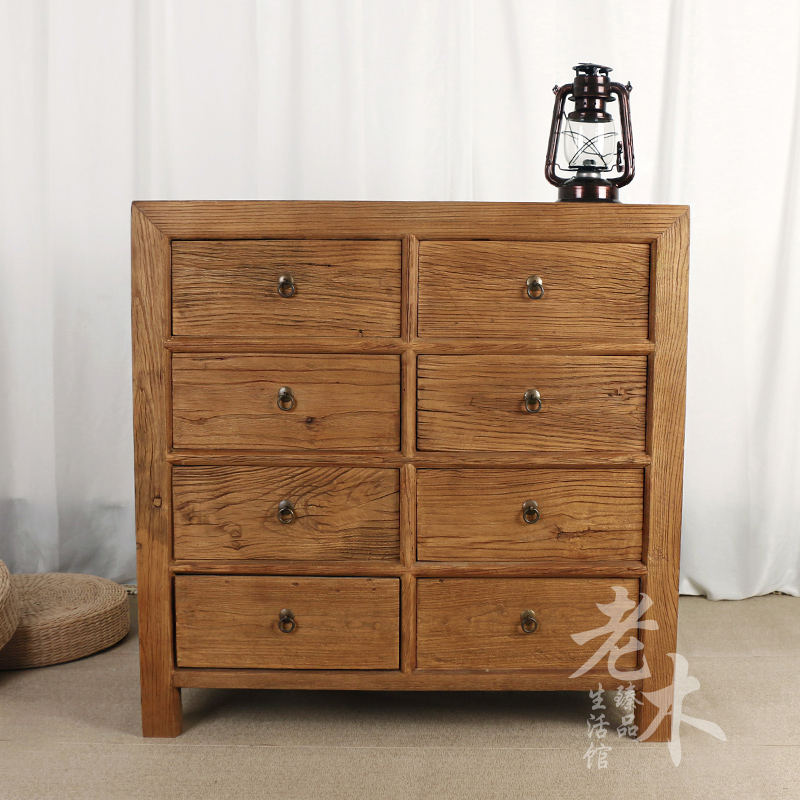 老榆木门板复古风厂家直销八斗柜
