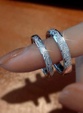 【纯银戒指】情侣男女小众