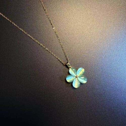 Vintage古着 Flower Glow可旋转项链